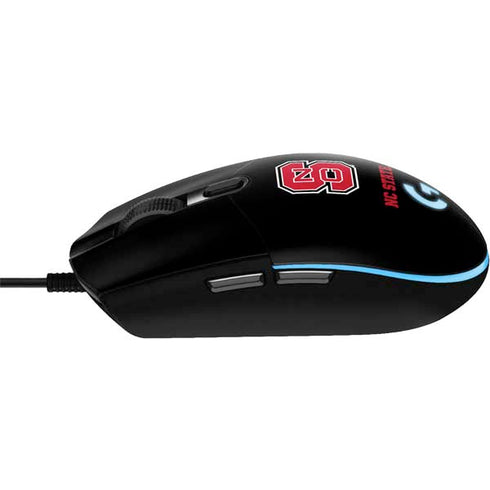 North Carolina State University Logo G203 Prodigy RGB Wired Gaming Mouse Skin